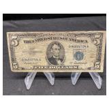 1953A $5 Silver Certificate