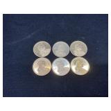 6- Sacagawea Dollars