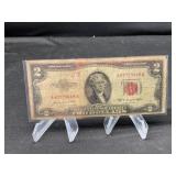 1953-B Red Seal $2 Bill