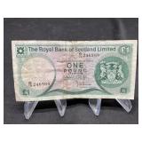 Scotland 1 Pound Banknote 1977