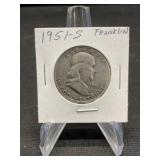 1951-S Franklin Half