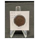 1851 Large Cent