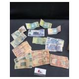 Large Group of Mexico & Nicaragua Bank Notes