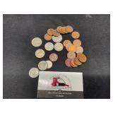 Tube of Assorted Canadian Coins