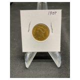 1907 $5 Liberty Gold High Grade