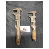 Vintage pipe wrenches