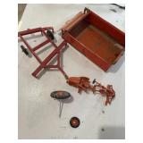 Toy tractor parts