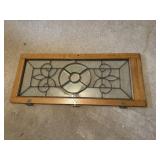 Beveled and lead glass window/ door