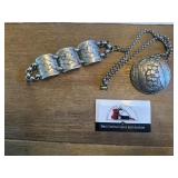 Aluminum bracelet and necklace