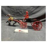 Cast horse buggy