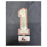 Plastic advertising thermometer