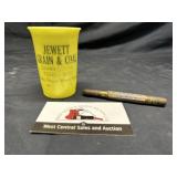 Anita-Wiota advertising bullet pencil and cup