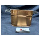 Salesman sample copper broiler- no lid