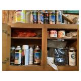 Cupboard of implement paint