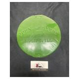 Metal John Deere planter lid cover