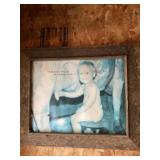 Framed country boy art