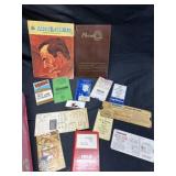 Vintage crop calculators and misc books
