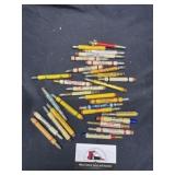 Advertising bullet pencils