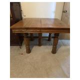 Antique 5 leg square table