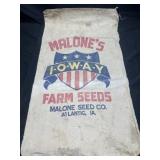 Atlantic, IA seed sack