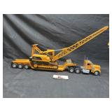 Plastic semi and crane