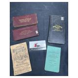 Vintage livestock account books