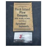Rock Island Plow Co. advertising
