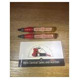 Daisy Gun Oil bottles