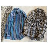 Vintage menï¿½s large pearl snaps