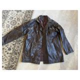 Menï¿½s XL leather like coat