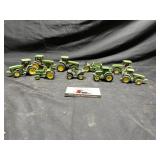 1/64 scale John Deere tractors