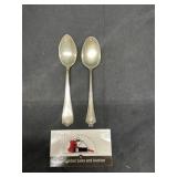 Spoons marked sterling