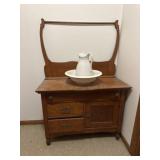 Antique wash stand