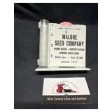 Metal Atlantic, IA rain gauge