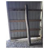 8ft Wood Corner Post  7in