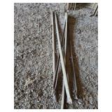 6 Steel Fence Corner Braces almost 10ft