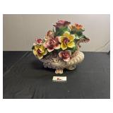 MCM capodimonte rose bouquet centerpiece