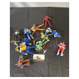 Power rangers and misc action figures