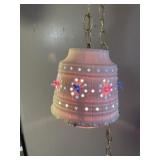Vintage swag pendant light