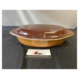 Pyrex divided server with lid