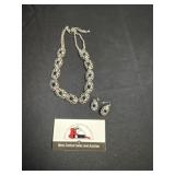 Black jem jewelry set