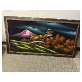 MCM velvet deer art