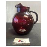 MCM Royal ruby pitcher