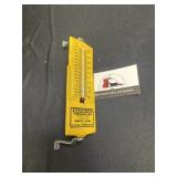 Metal advertising thermometer