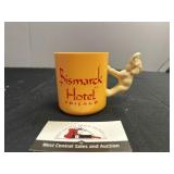 Bismarck Hotel Chicago elephant glass