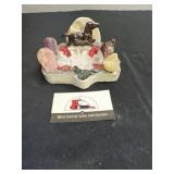 Western are deco ashtray