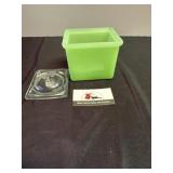 Jadeite freezer dish- possible uranium