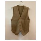 Union made ladies garment knit vest size s/m