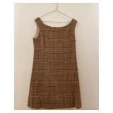 Vintage Homemade Plaid Dress