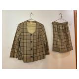 Vintage Blazer Skirt Set